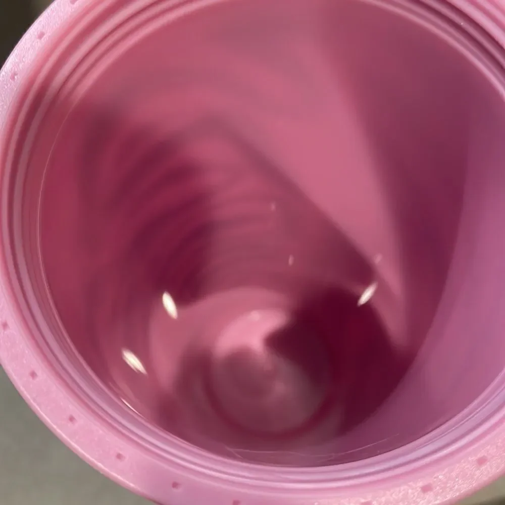 NWT Starbucks blue and pink zebra striped tumbler